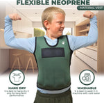 Sensory4u sensory compression vest detail of breathable back mesh material