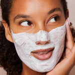 Clarins V-Facial Intensive Wrap Face Mask lifestyle and product set