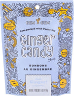 Gem Gem all natural gluten free vegan ginger candy nutrition facts label