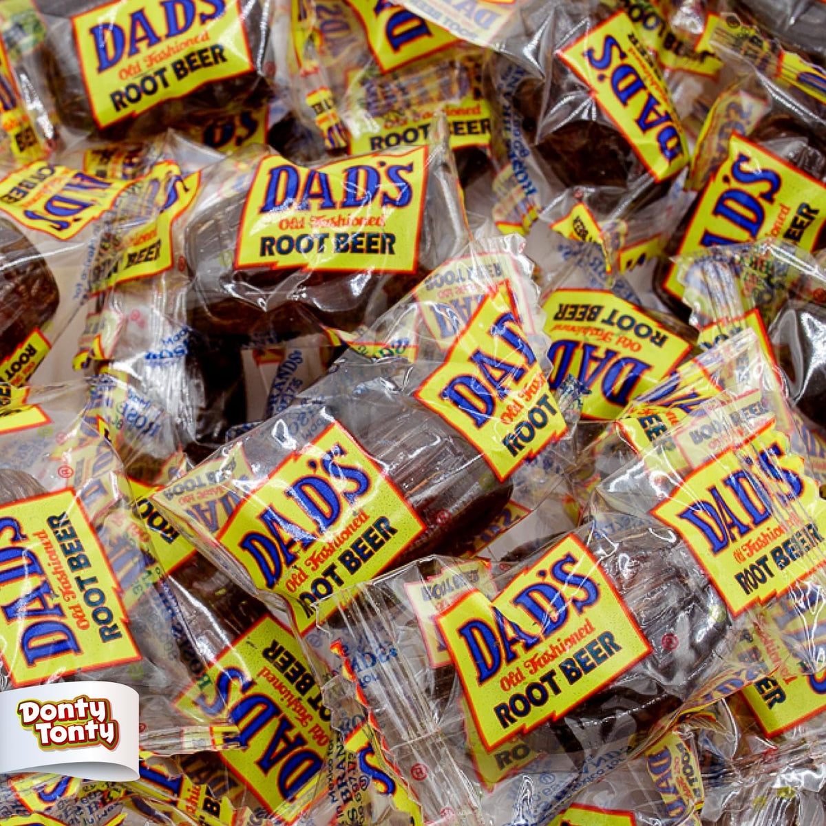 DAD'S ROOT BEER BARRELS Hard Candy 2 lb - Bulk Bag, Old Fashioned, Original Flavor, Individually Wrapped (100 Pieces) - Image 1
