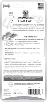 Nylabone dental kit back packaging details