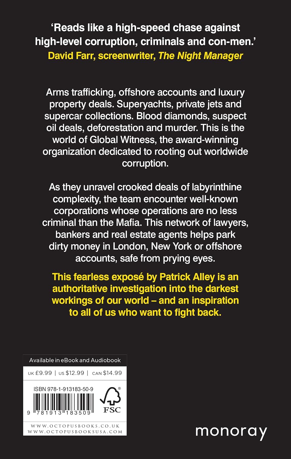 Patrick Alley Very Bad People Book Cover Back View