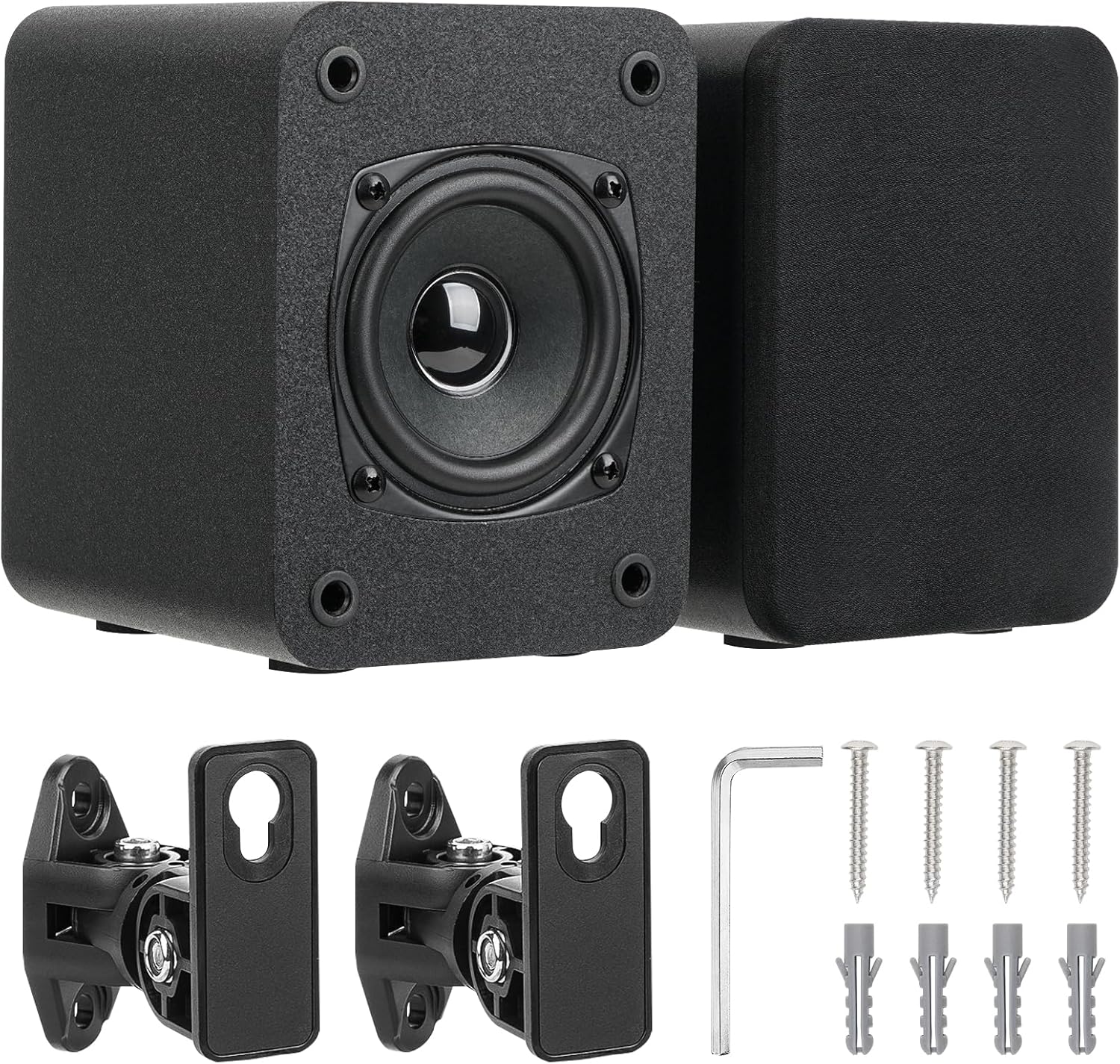Saiyin Wall Mount Passive Speakers front view for home theater