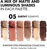 Milani pro-artistry dual-ended applicator brush included in palette