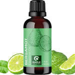 Bergamot Essential Oil for Diffuser Aromatherapy - 100% Pure Citrus Bergamot Oil for Hair Skin and Nails Plus Undiluted Relaxing Aromatherapy Essential Oil for Diffusers Baths and Topical Uses 1oz - Image 1