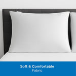 AllerEase moisture wicking pillow protector demonstration