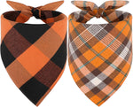 Vivifying Dog Christmas Bandana, 2 Pack Classic Plaid Triangle Pet Scarf for Small Dogs and Medium Dogs, Holiday Costume for Festive Photo Prop, Party Decor (Large, Green&Red) - Image 13