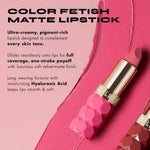 Milani Color Fetish Matte Lipstick 420 Tease packaging details