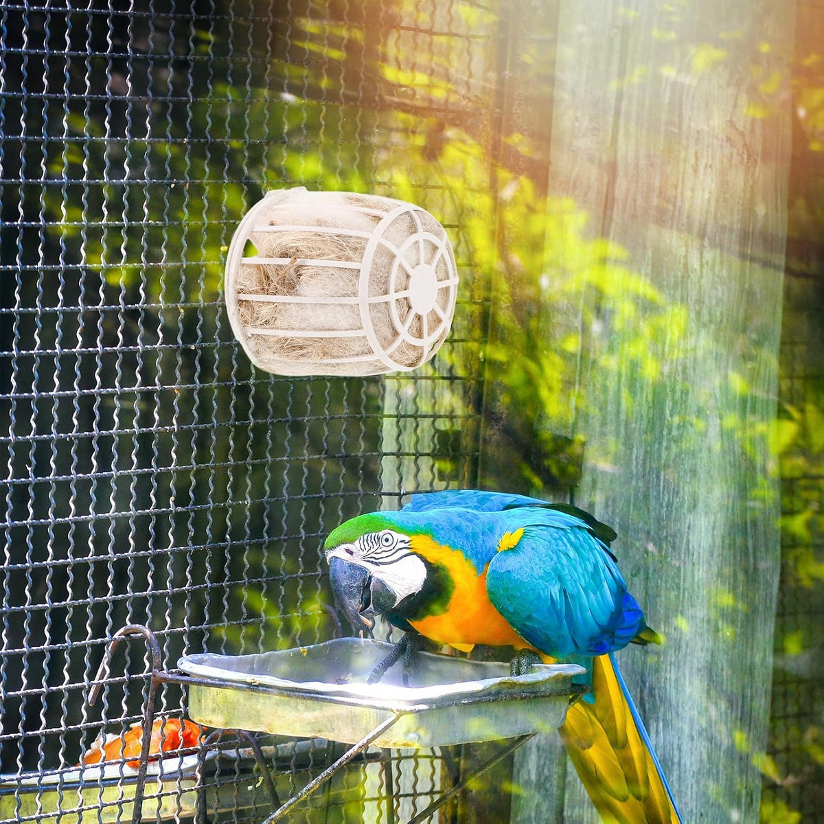Bird nesting material suitable for finches and canaries