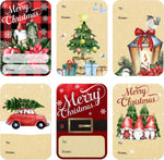 120 PCS Self Adhesive Christmas Gift to from Stickers | 2 x 3 inch, 15 sheets with 8 holiday designs, writable name labels for presents, favor bags, stockings and crafts - Image 12