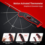 TempPro digital thermometer rotating screen angle