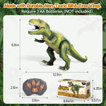JOYIN Robot Dinosaur Toy for Kids Boys 3+ Big T.rex with Light and Realistic Roaring Sound, Remote Control Walking & Dancing Dinosaur, Electronic Toy for Kid, Birthday Gift for Kids Boys Girls - Image 5