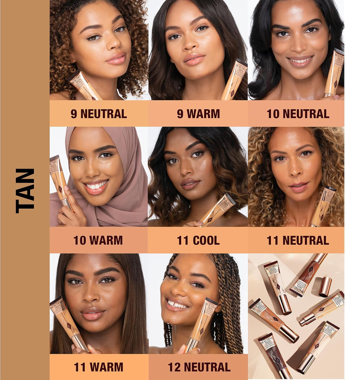 Medium coverage foundation packaging in shade 11 Warm.