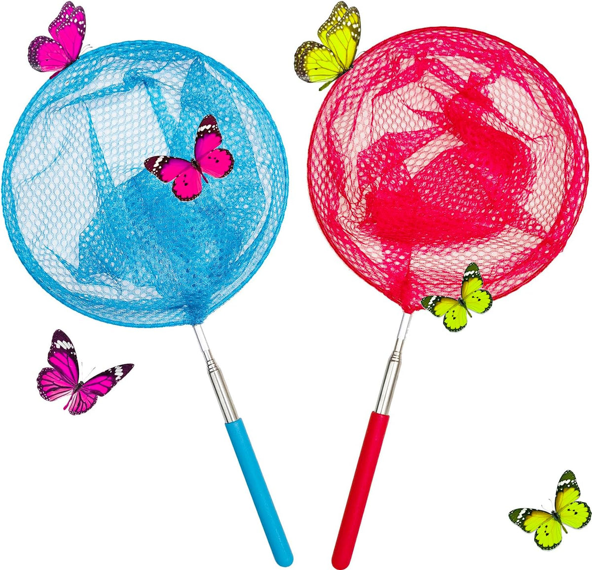 M-jump kids telescopic butterfly net set front view