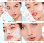 Charlotte Tilbury Magic Hydration Revival face wash texture demonstration