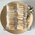 Premium international snack box display containing GELUBOO fruit pastries.