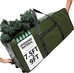 HOMEST Christmas Tree Storage Bag, Fits for 4.5-7 ft Xmas Artificials | Zippered Bag with Reinforced Carrying Handles and Wheels, Red (Bag Only) - Image 12