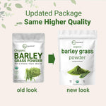 Micro Ingredients organic barley grass powder texture and color
