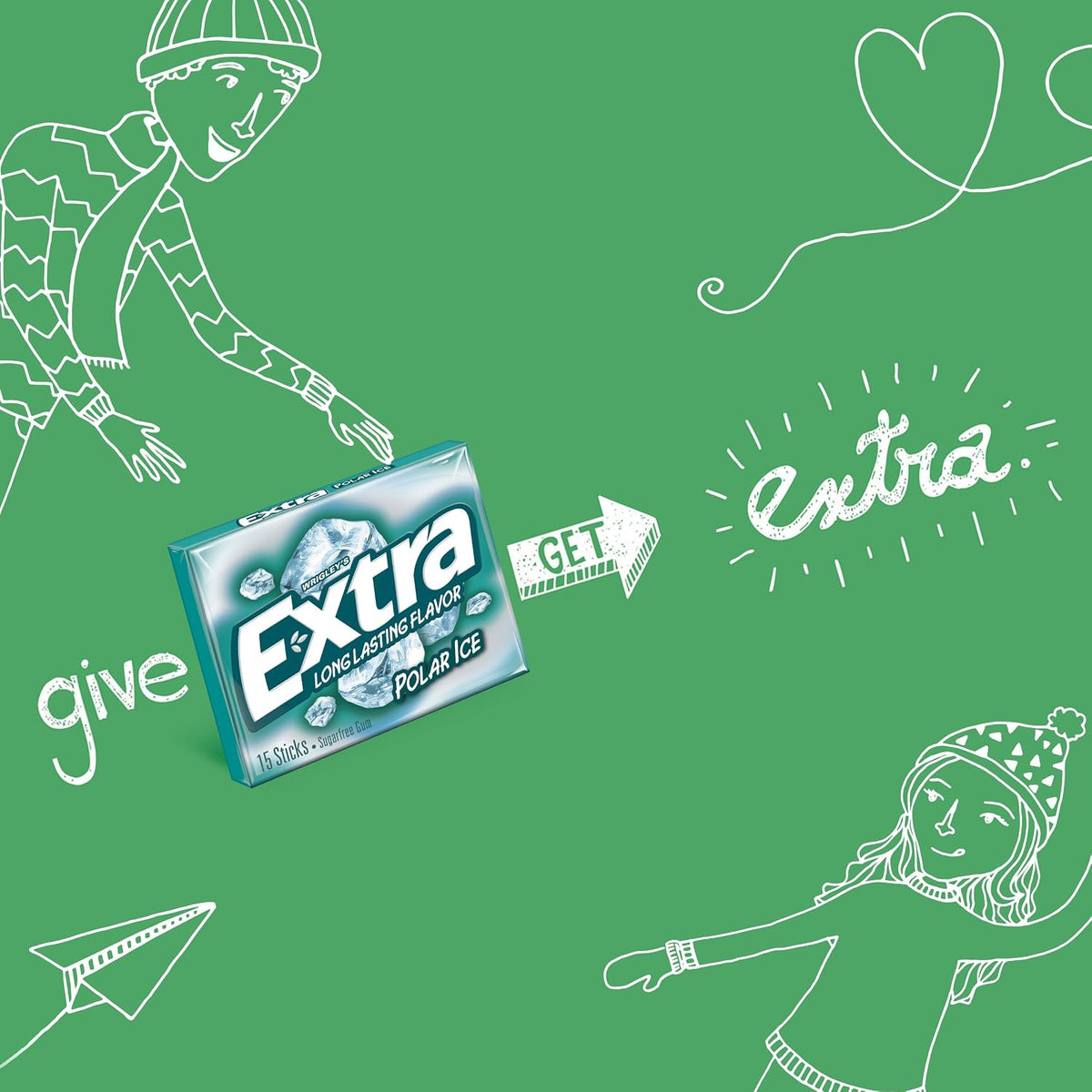 Refreshing after meal sugarless gum for travel and daily use.