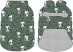 Berkshire Blanket sage green dog coat side view emphasizing the secure slip free fit design