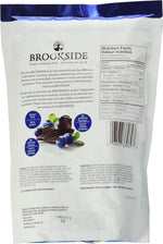 850 gram bag of Brookside premium imported dark chocolate