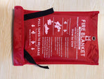 KITOSUN emergency fire blanket red storage pouch with pull tabs