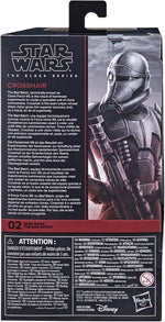 Star Wars The Black Series collectible packaging box art for Crosshair.
