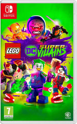 Warner Bros LEGO DC Super-Villains Nintendo Switch front view game case packaging
