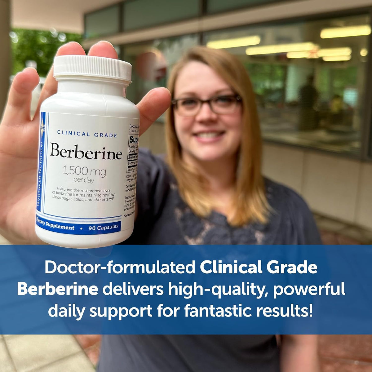 Dr. Whitaker Clinical Grade Berberine Supplement back panel ingredients
