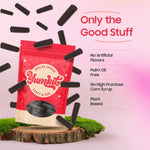 Two pound bulk bag of traditional soft black licorice candy