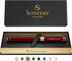 Scriveiner Black Lacquer Rollerball Pen - Stunning Luxury Pen, Real Gold Plating, Schmidt Ink Refill, Best Roller Ball Gift Set for Men & Women, Professional, Executive Office, Nice Pens - Image 10