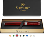 Scriveiner Black Lacquer Rollerball Pen - Stunning Luxury Pen, Real Gold Plating, Schmidt Ink Refill, Best Roller Ball Gift Set for Men & Women, Professional, Executive Office, Nice Pens - Image 10