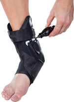 Medium size Aircast medical ankle brace with Velcro strap closure