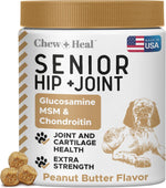 Glucosamine for Senior Dogs Hip and Joint Supplement, 60 Mobility Chews | Made with Glucosamine, MSM, Chondroitin, Green Lipped Mussels and More - Image 11