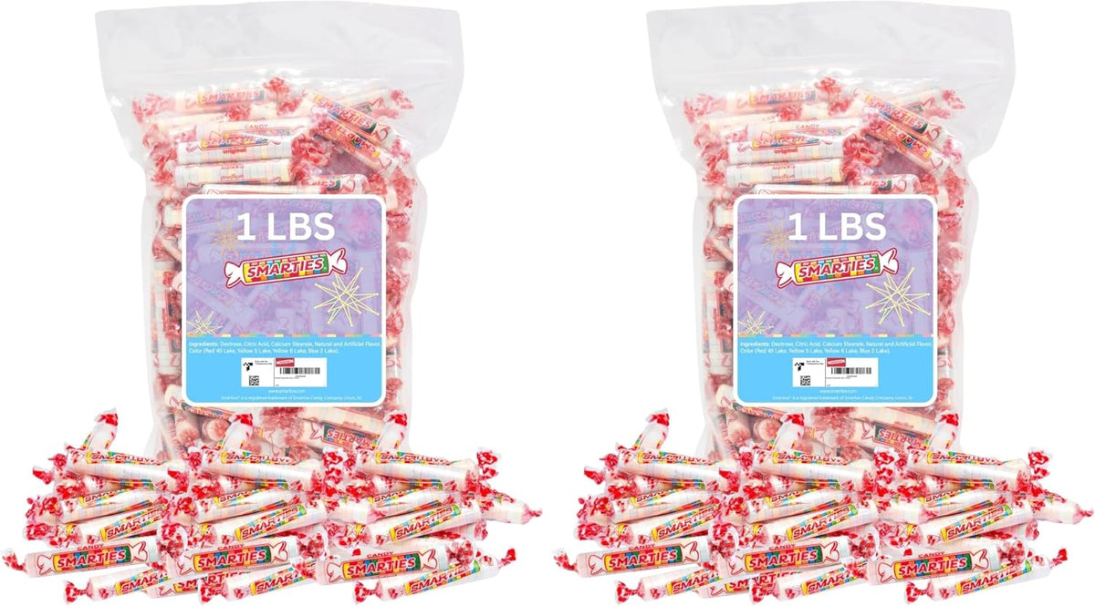 Smarties Candy Bulk Rolls Original Flavor, Gluten & Vegan Free, Classic Sweetness from Family Owned Company Since 1949, Peanut-Free & Dairy-Free, Perfect Halloween, 1 lb Bag - Image 10