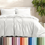Bare Home Duvet Cover Set 1800 Ultra-Soft (Queen, White) | Lightweight, Cooling, Breathable, Premium 1800 Ultra-Soft, All-Season - Image 15