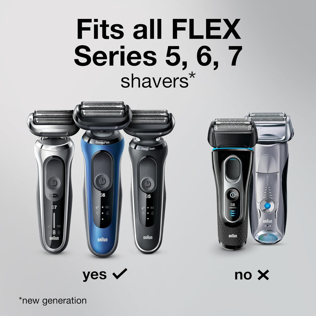 Braun Series 5 and 6 replacement head packaging