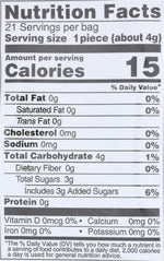 Six pack of authentic Prince of Peace non-GMO ginger chews