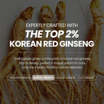 Jung Kwan Jang Earth Grade Korean Red Ginseng supplement facts and ingredient list label