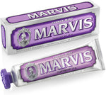 Marvis Jasmin Mint luxury imported toothpaste tube close up