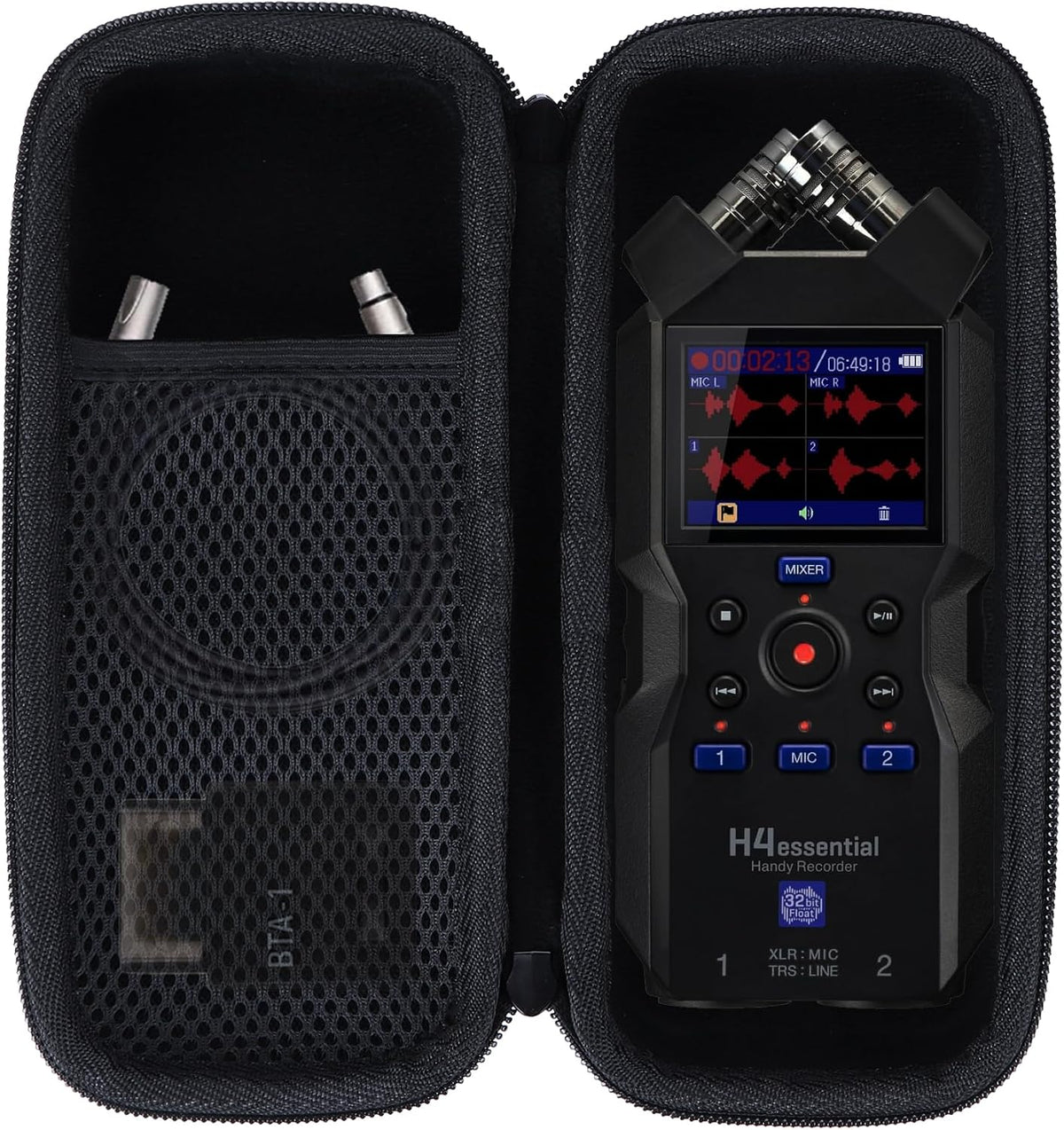 Lebakort Storage Case Compatible with Zoom R4 MultiTrak SD Recorder - Image 11