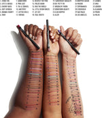 Nyx Suede Matte Lip Liner packaging and label details