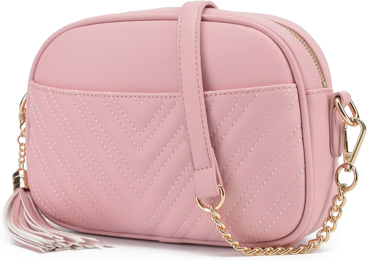 lola mae Quilted Crossbody Bag | Shoulder Purse - Image 14