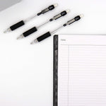 Top eraser cap and push button mechanism of the pencil