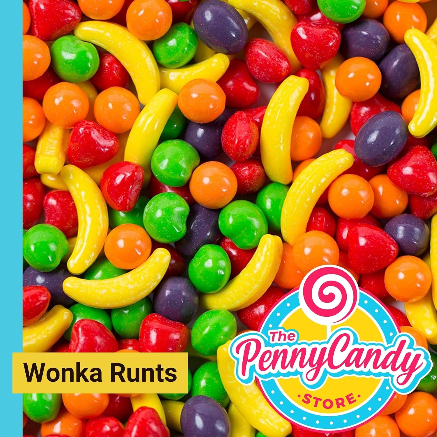 The Penny Candy Wonka Runts 1 pound bag front view
