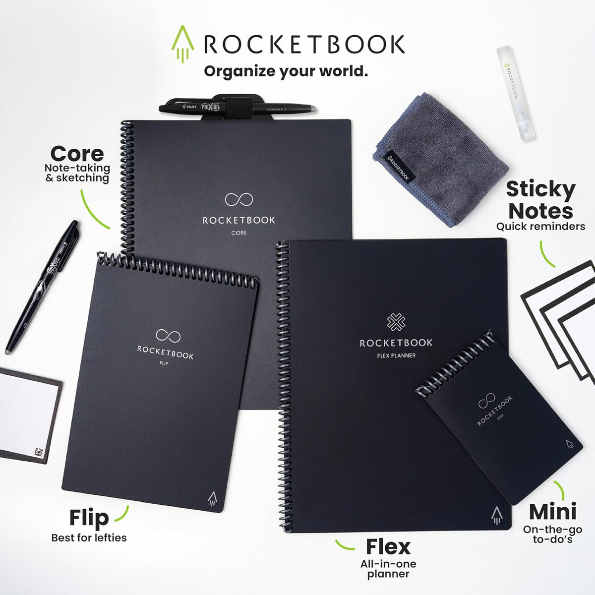 Rocketbook smart notebook companion kit
