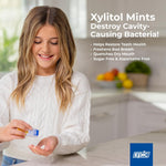 USA imported Epic dental care mints for cavity protection and dry mouth relief.