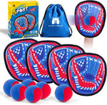 Captain Chaowing toss and catch ball set front view