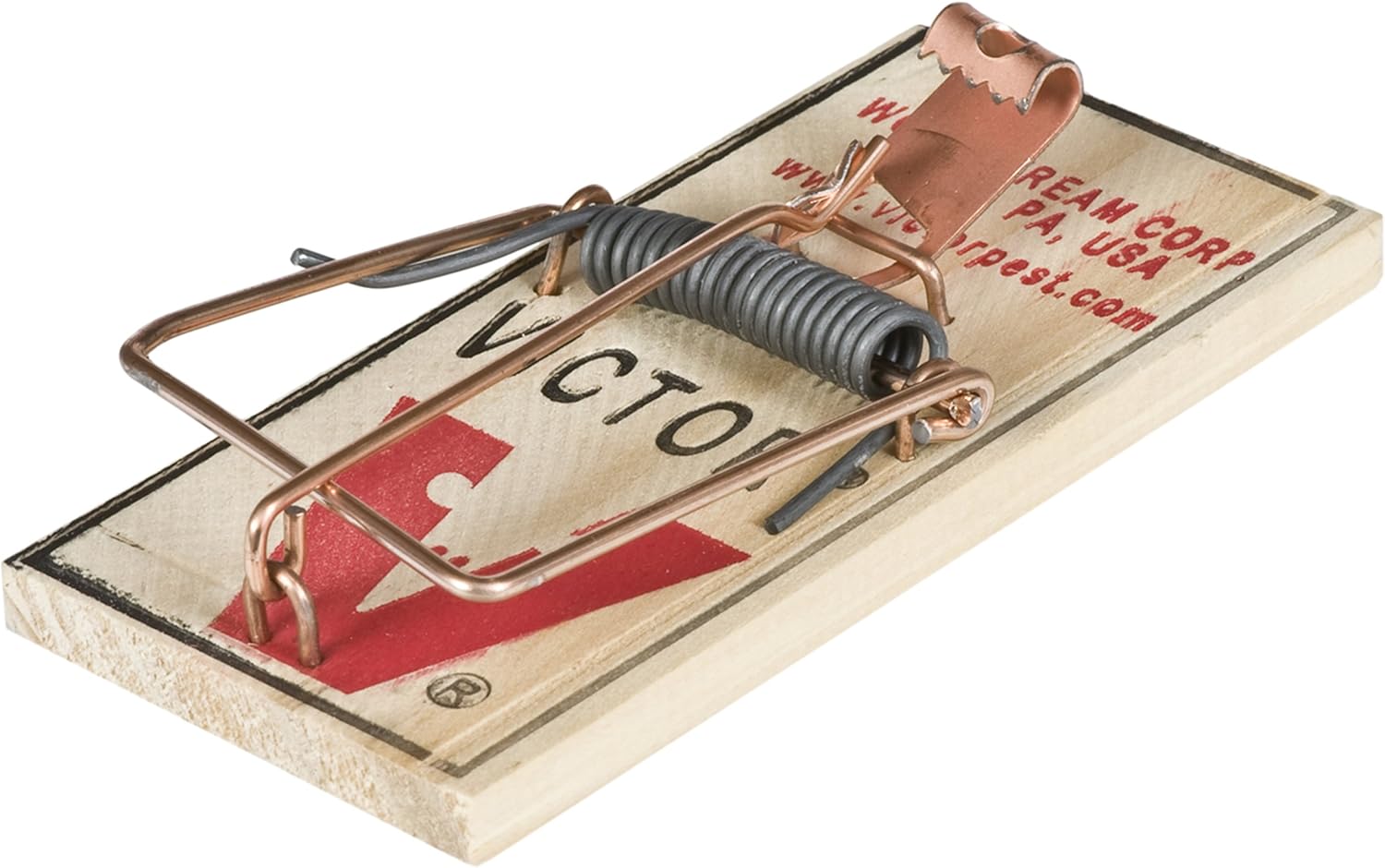 Victor Metal Pedal Mouse Trap - 2 Pack M023 - Wood Mouse Trap - Image 1