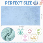Mixweer baby washcloths stacked showing assorted colors